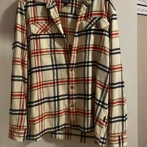 Plaid flannel long sleeve